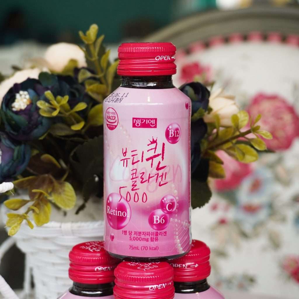 Fish Collagen 5000mg kết hợp Hyaluronic Acid và Vitamin C cho làn da căng bóng
